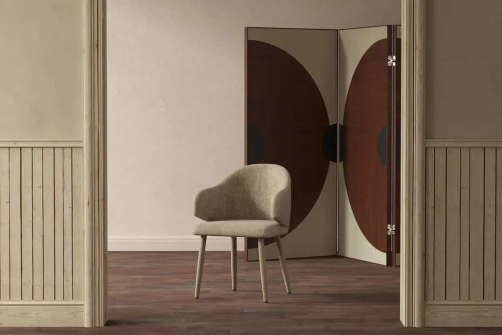 Evelin Matstolar Beige