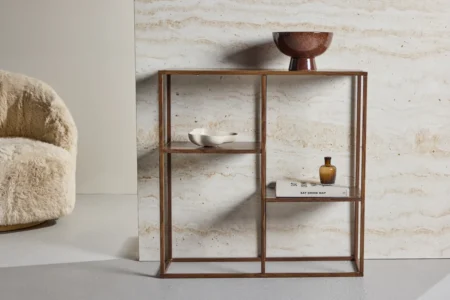 Staal Hyllor 26 x 81 x 80 Walnut