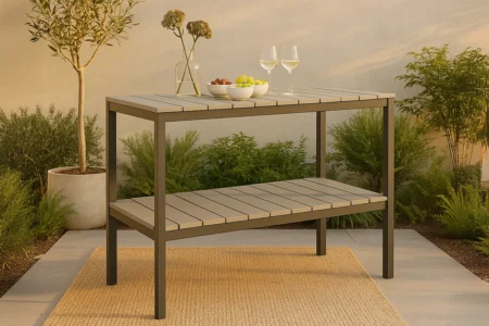 Parma Sidobord 125 x 55 Grå