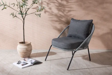 Lindos Loungefåtöljer Grå