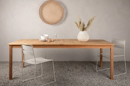 Kenya Rektangulära Matbord 220 x 100 Natur