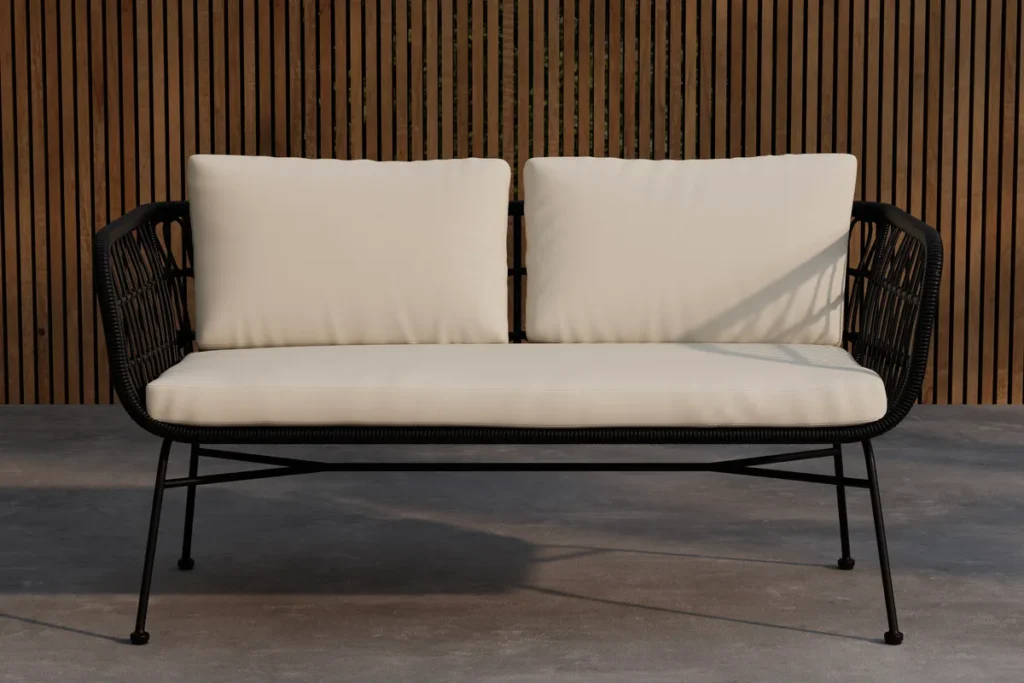 Isola 3-sits soffor Black