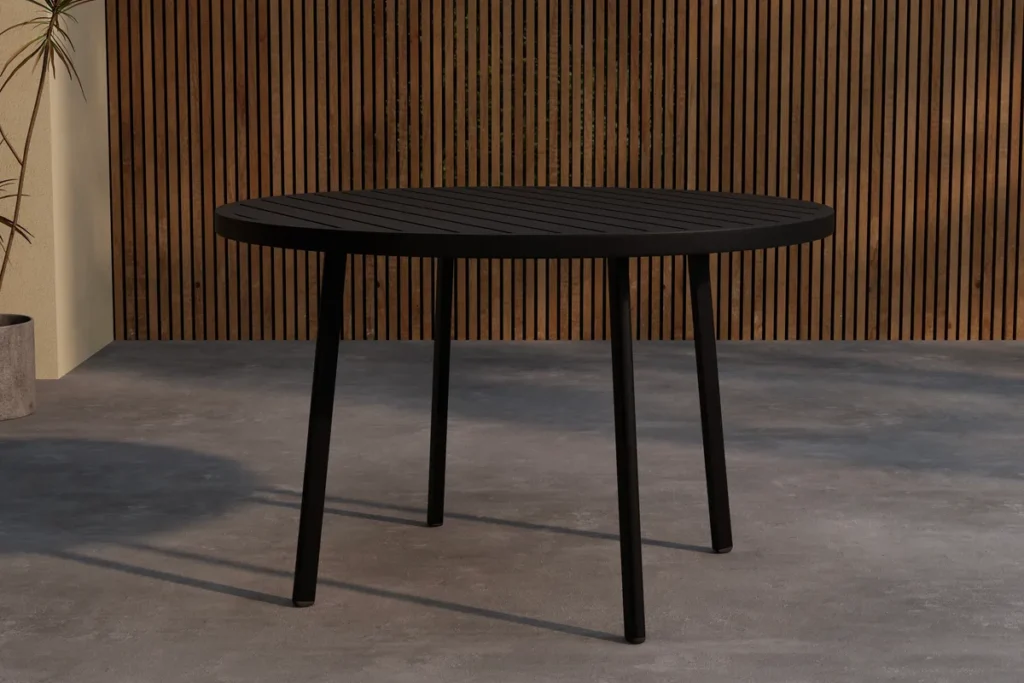Giardini Runda Matbord Ø120 Black