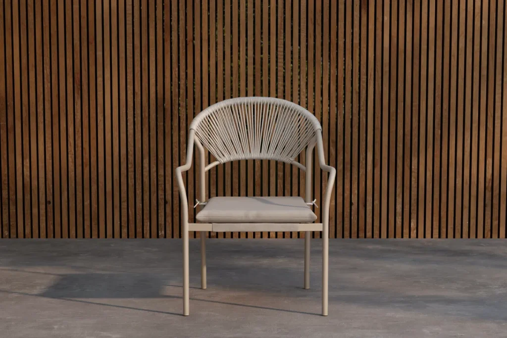 Paros Matstolar Beige