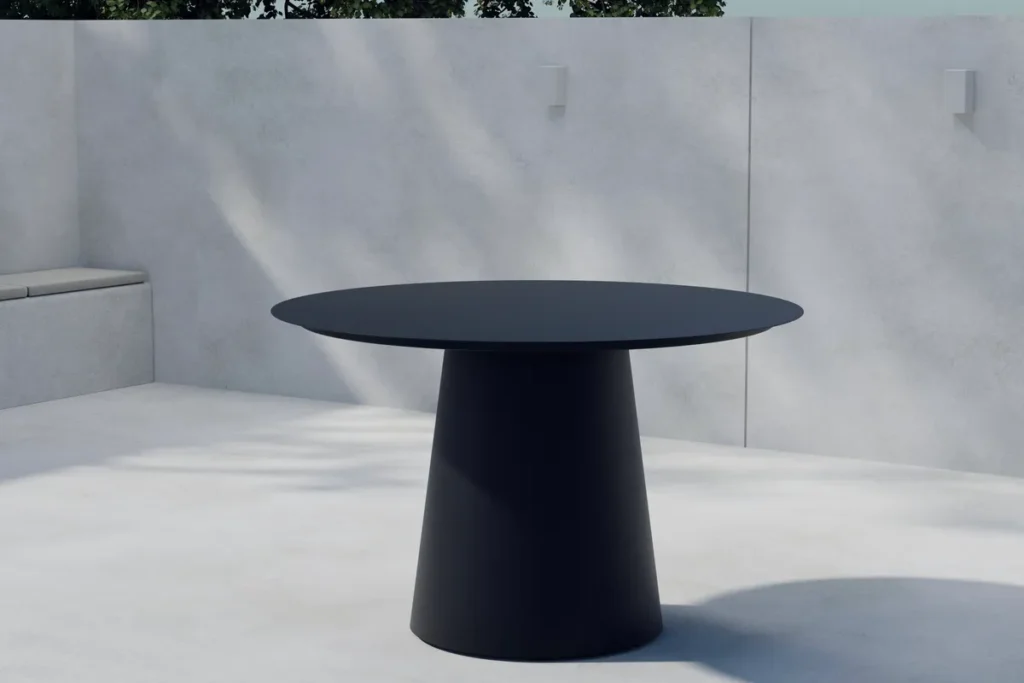 Lanzo Runda Matbord Ø120 Black