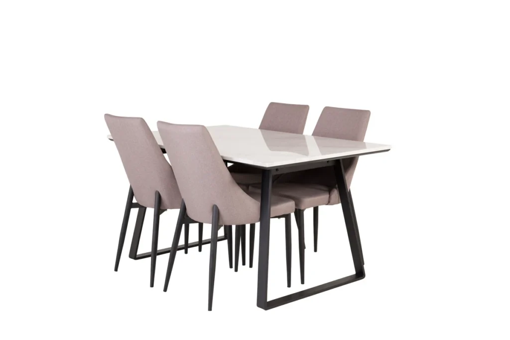 Estelle & Leone 2.0 Rektangulära Matbord 75 x 140 x 90 Svart +