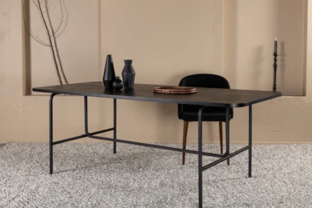 Uno Rektangulära Matbord 200 x 90 Black