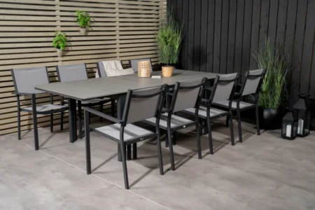 Levels & Copacabana Matbord 160x100x75 + Matstolar