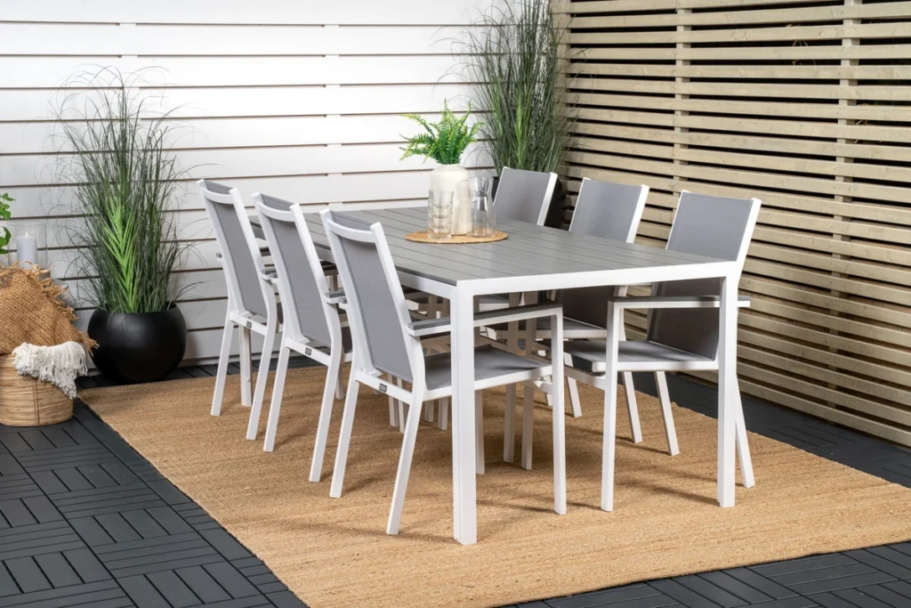 Break | Parma Matbord 205x90 + 6 matstolar