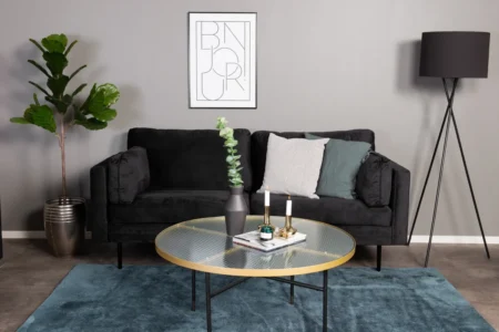 Boom 3-sits soffor Svart