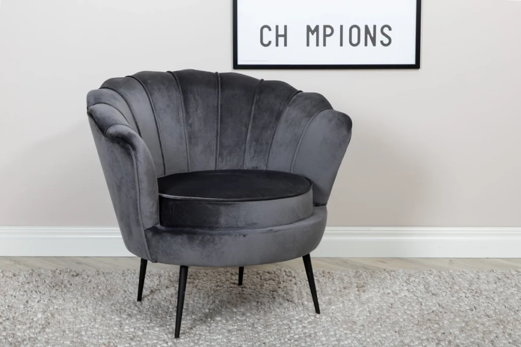 Calais Fåtöljer Dark Grey