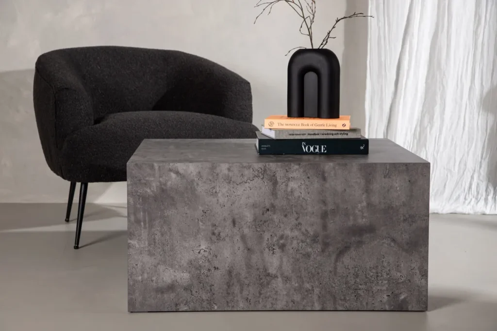 York Soffbord 80 x 60 Dark Grey