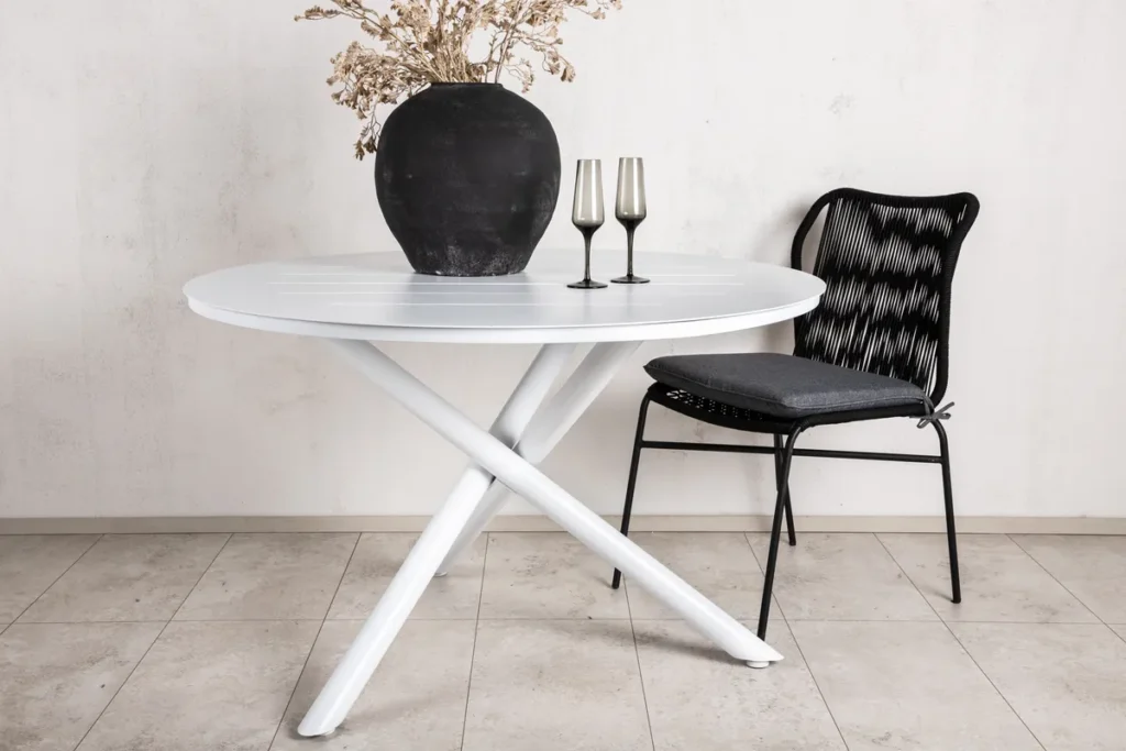 Alma Runda Matbord ø120 Vit