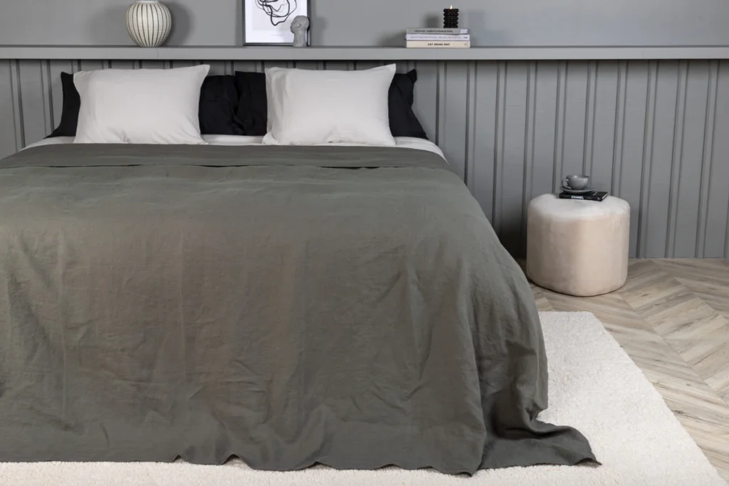 Milo Överkast 180 x 260 Light Grey