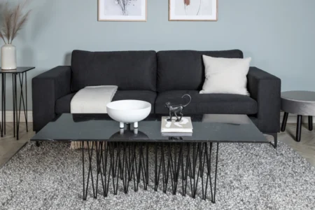 Bolero 3-sits soffor Black