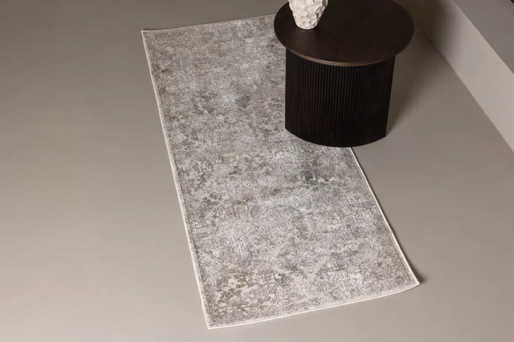 Cleo Rektangulära Mattor 80 x 200 Silver