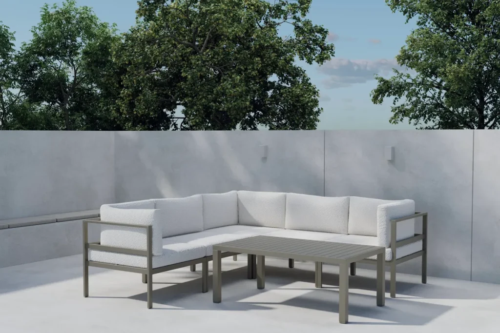 Copacabana Soffmoduler Brown + Soffmoduler Brown + Soffbord 120 x 70 Brown