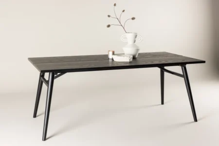 Sleek Rektangulära Matbord 195 x 95 Black