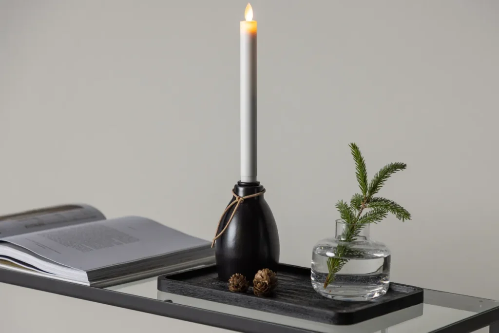 Ulricehamn Ljusstakar 9 x 31 Black