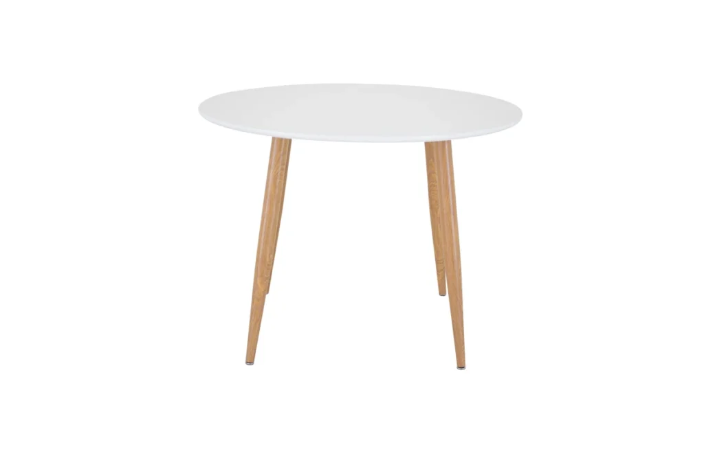 Plaza Runda Matbord ⌀100 White