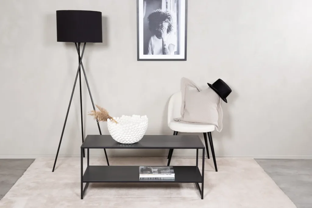 Staal Soffbord 102 x 45 Black