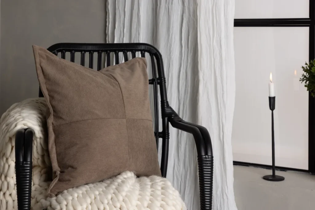 Lykke Kuddfodral 50 x 50 Brun