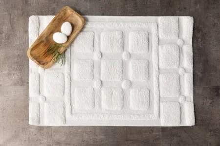 Putte Rektangulära Mattor 90x60 White