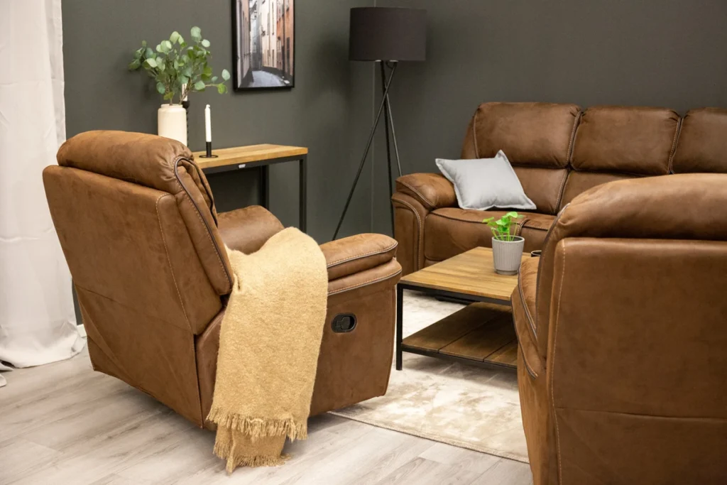 Saranda Reclinerfåtöljer Brown