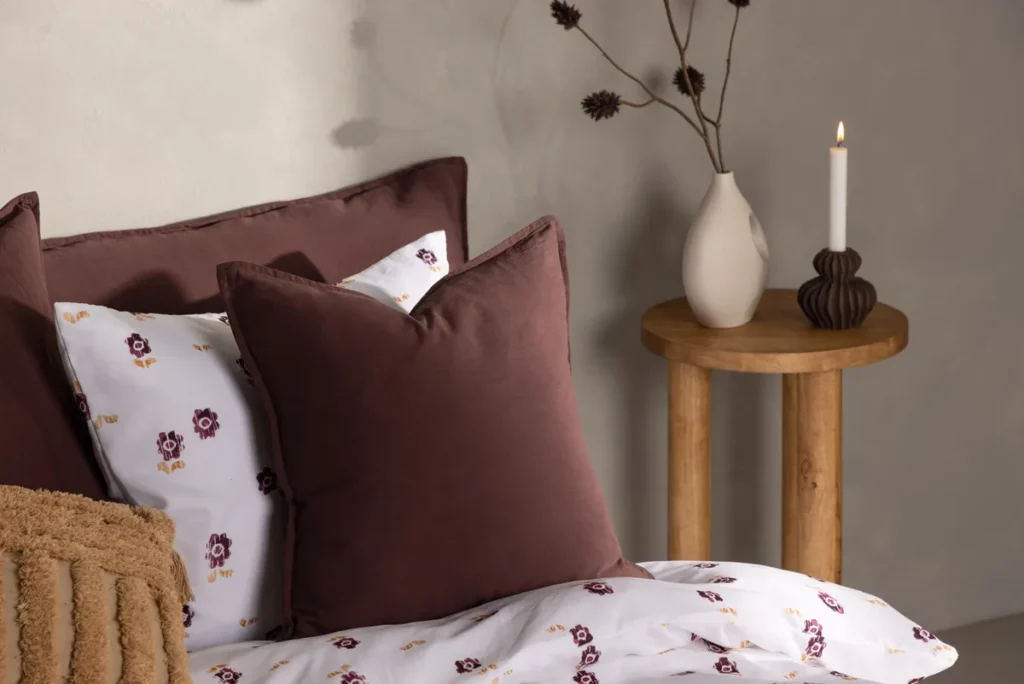 Ronja Kuddfodral 45 x 45 Brun