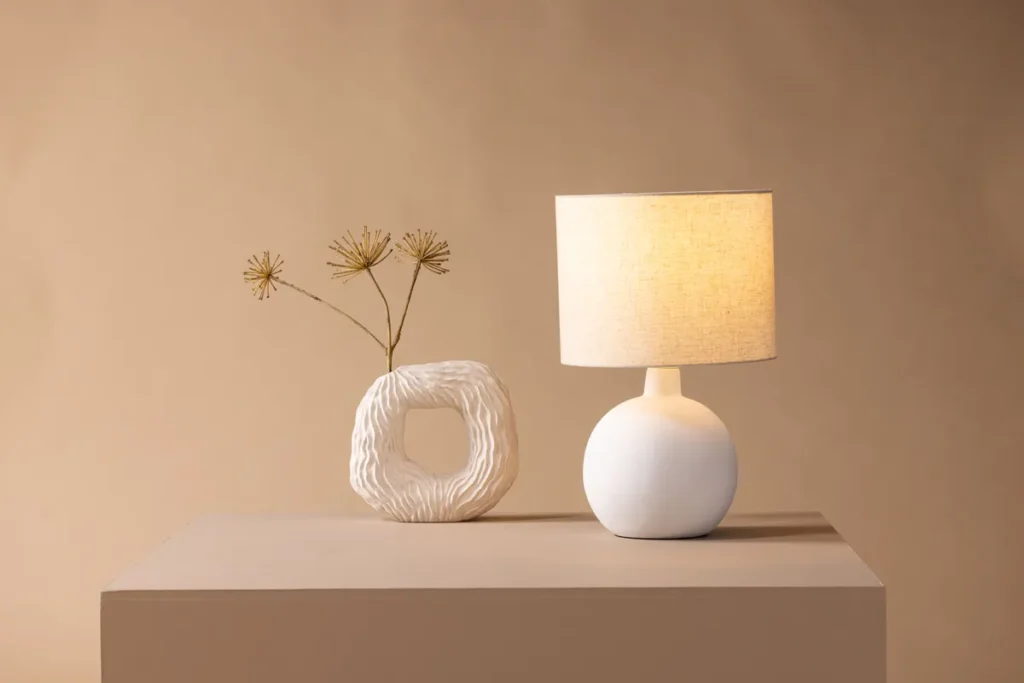 Torcello Bordslampor Beige