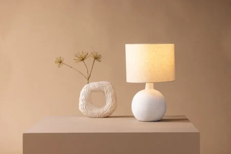 Torcello Bordslampor Beige