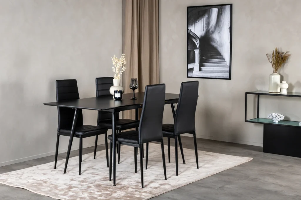 Silar Rektangulära Matbord 120 x 80 Black