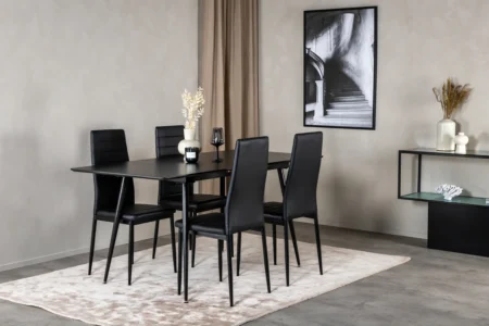 Silar Rektangulära Matbord 120 x 80 Black