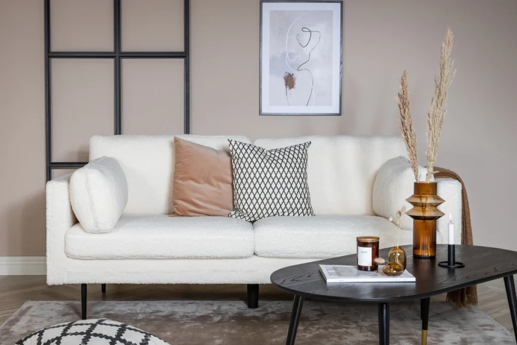 Boom 3-sits soffor White
