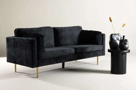 Boom 3-sits soffor Black
