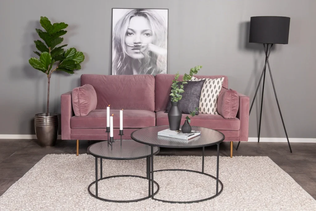 Boom 3-sits soffor Rosa