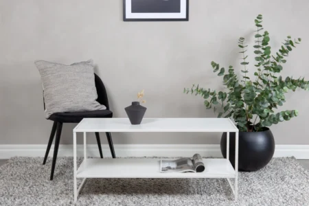Staal Soffbord 102 x 43 White