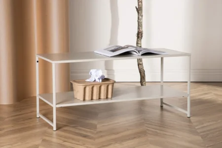 Staal Sidobord 102 x 43 Beige