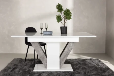 Disa Rektangulära Matbord 120 x 80 White