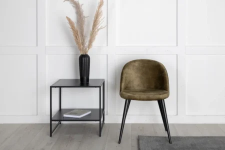 Velvet Matstolar Green