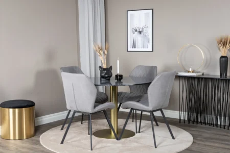 Estelle Runda Matbord ⌀106 Dark Grey