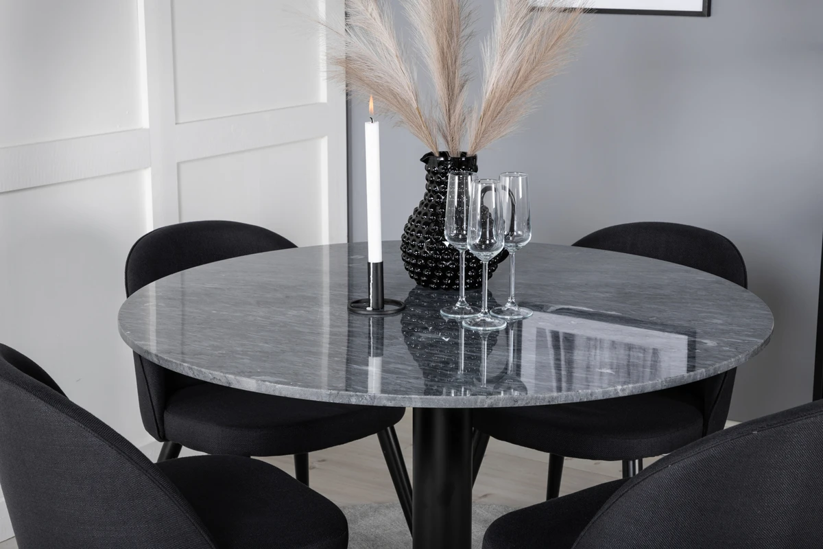 Estelle Runda Matbord ⌀106 Dark Grey