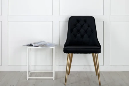Velvet Deluxe Matstolar Black