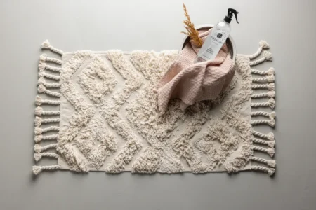 Hilma Rektangulära Mattor 80 x 50 Off-white