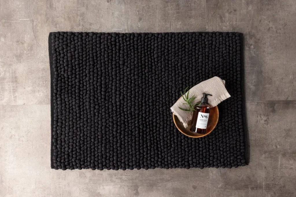 Wilmer Rektangulära Mattor 80 x 50 Black