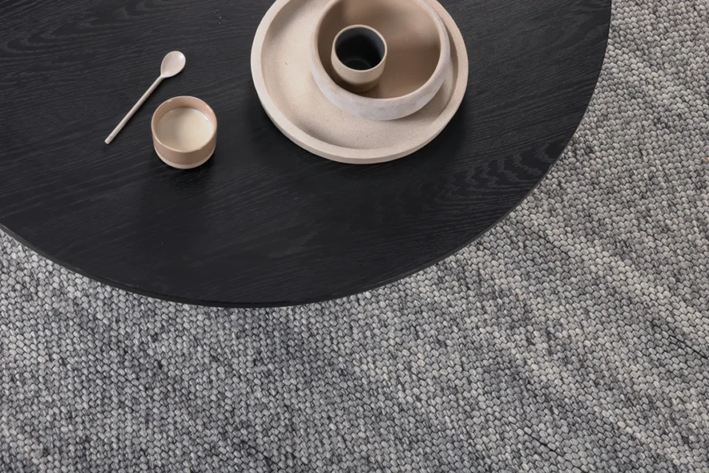 Ganga Rektangulära Mattor 350 × 250 Silver