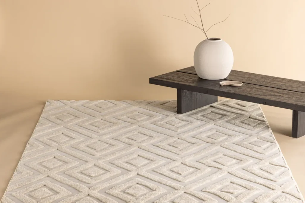 Pia Rektangulära Mattor 230 x 160 Beige