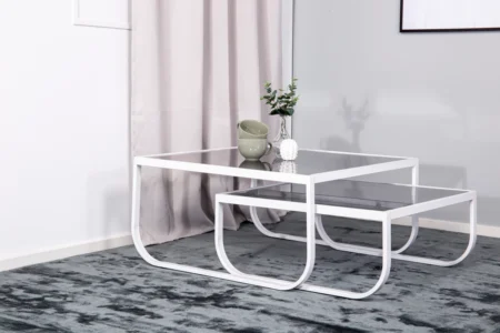 Rocker Soffbord 81 x 81 White