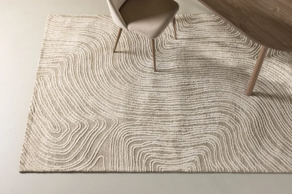 Melle Rektangulära Mattor 295 x 395 Beige