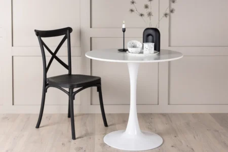 Hamden Runda Matbord ⌀80 White